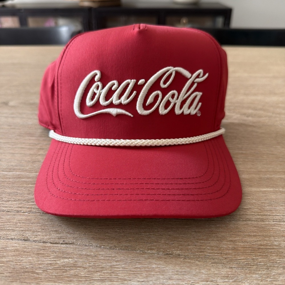New Coca Cola Snapback Baseball Hat American Needle One Size Red Trucker Rope